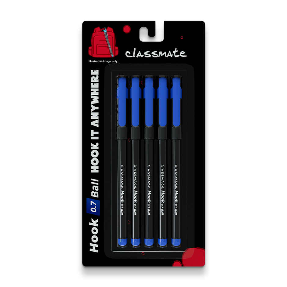 Classmate Hook Ball Pen - Blue