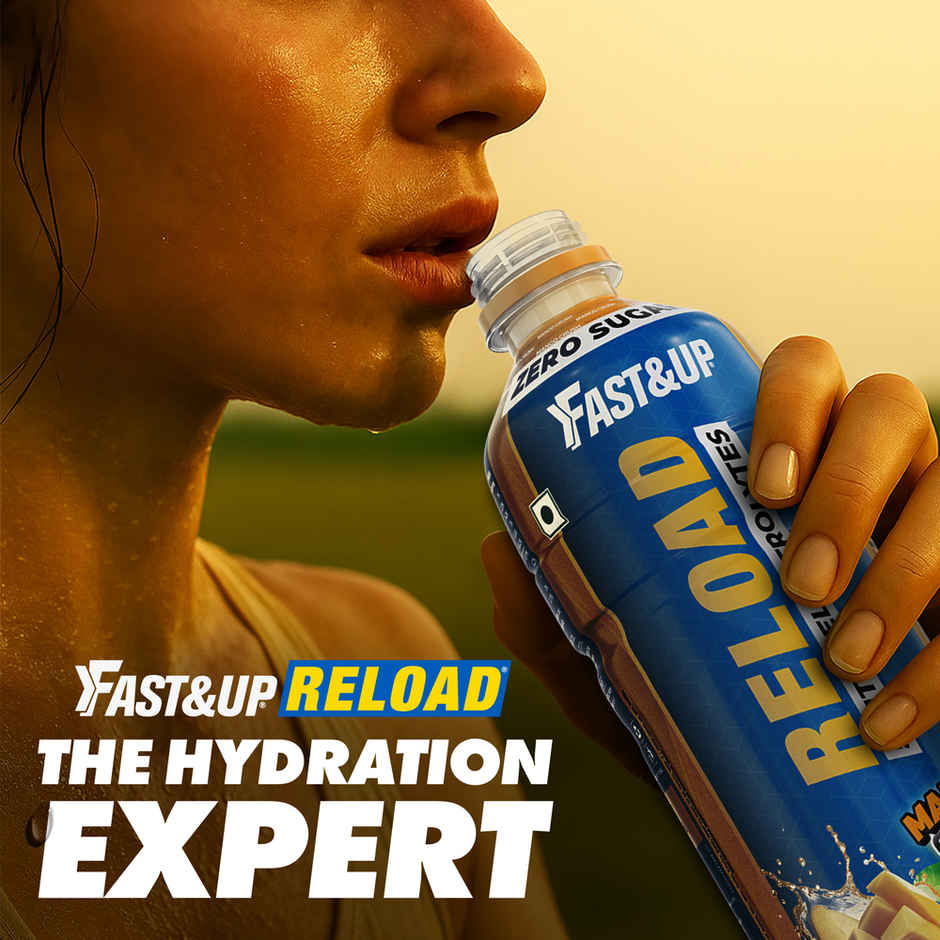 Fast&Up Reload  Zero Sugar Hydration Drink | Delicious Mango Crush Electrolytes
