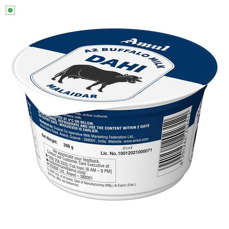 Amul A2 Buffalo Milk Dahi Cup
