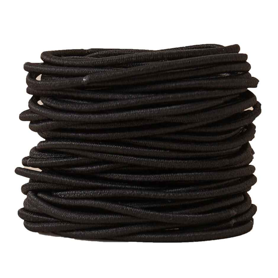 Accessorize London Women Black 50 x Skinny Pony Pack