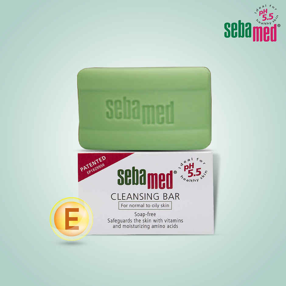 Sebamed Clear Face Cleansing Bar | pH 5.5 | Gentle & deep pore cleansing