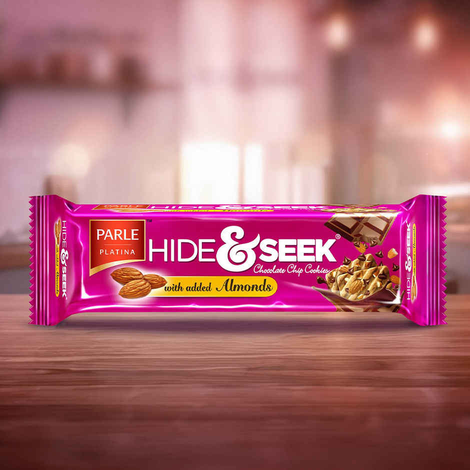 Parle Hide & Seek Almond and Chocolate Chip Flavoured Biscuits Combo