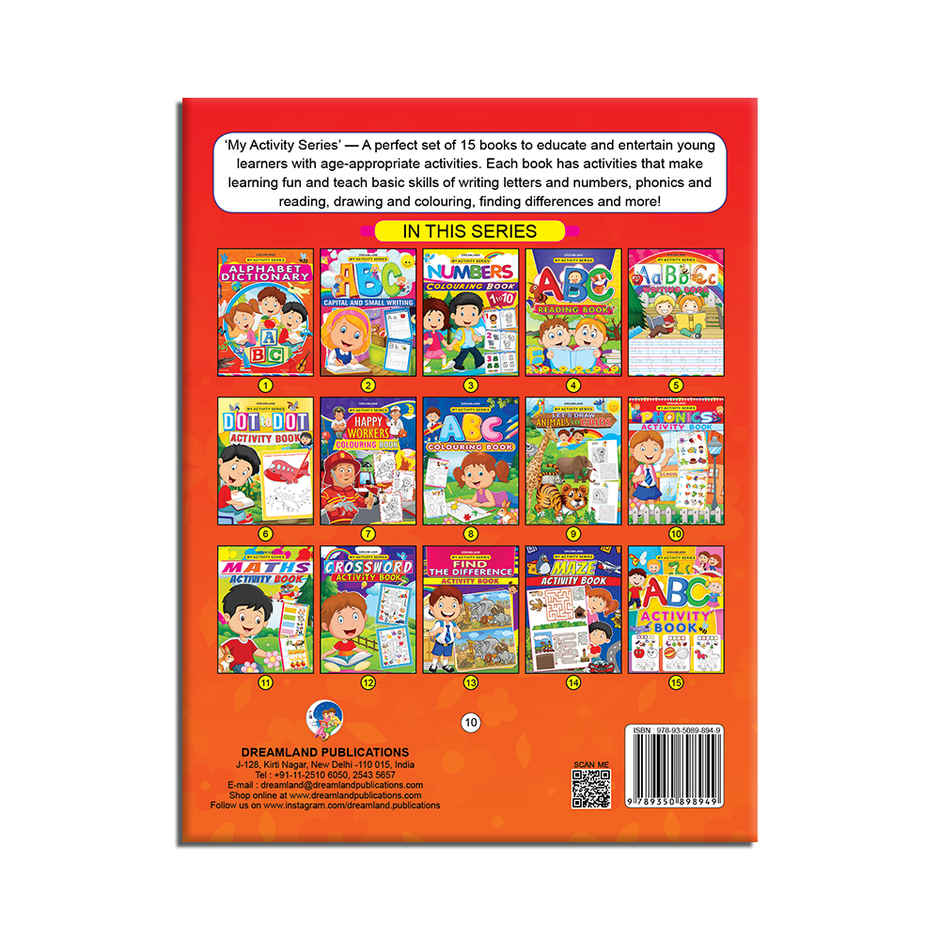 Dreamland My Activity Phonics Activity Book for Kids Age 2 to 5