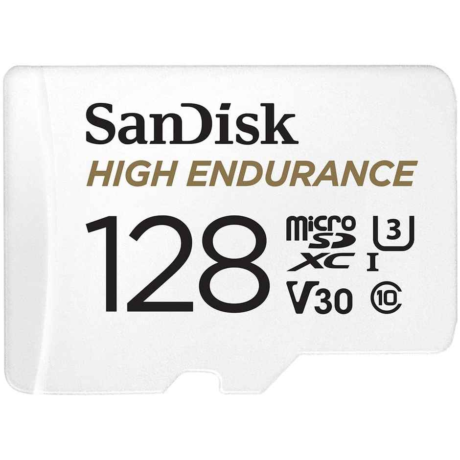 Sandisk High Endurance Microsdxc Card | 128G | Uhs-I,C10,U3,V30 | 100Mb/S R | 40Mb/S W