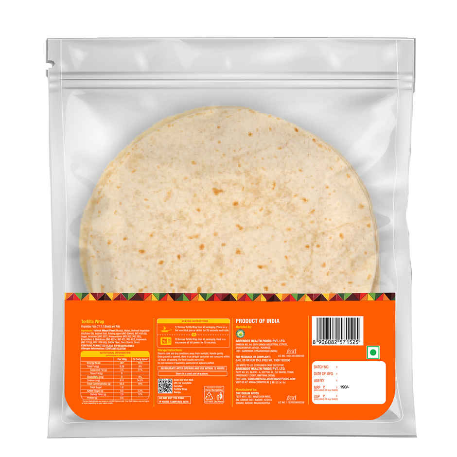 Cornitos Tortilla Wrap - 20 cm