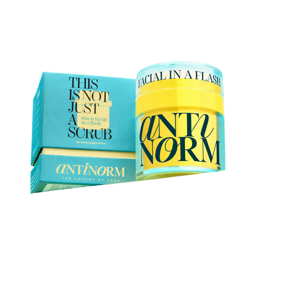 Antinorm Facial In A Flash Enzyme Scrub For Dead Cell Removal Soothing Repairing For Sensitive Skin