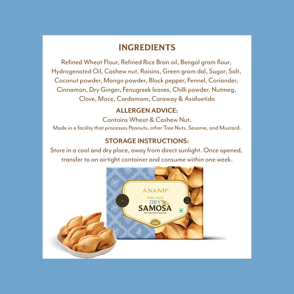 Anand Sweets Dry Samosa