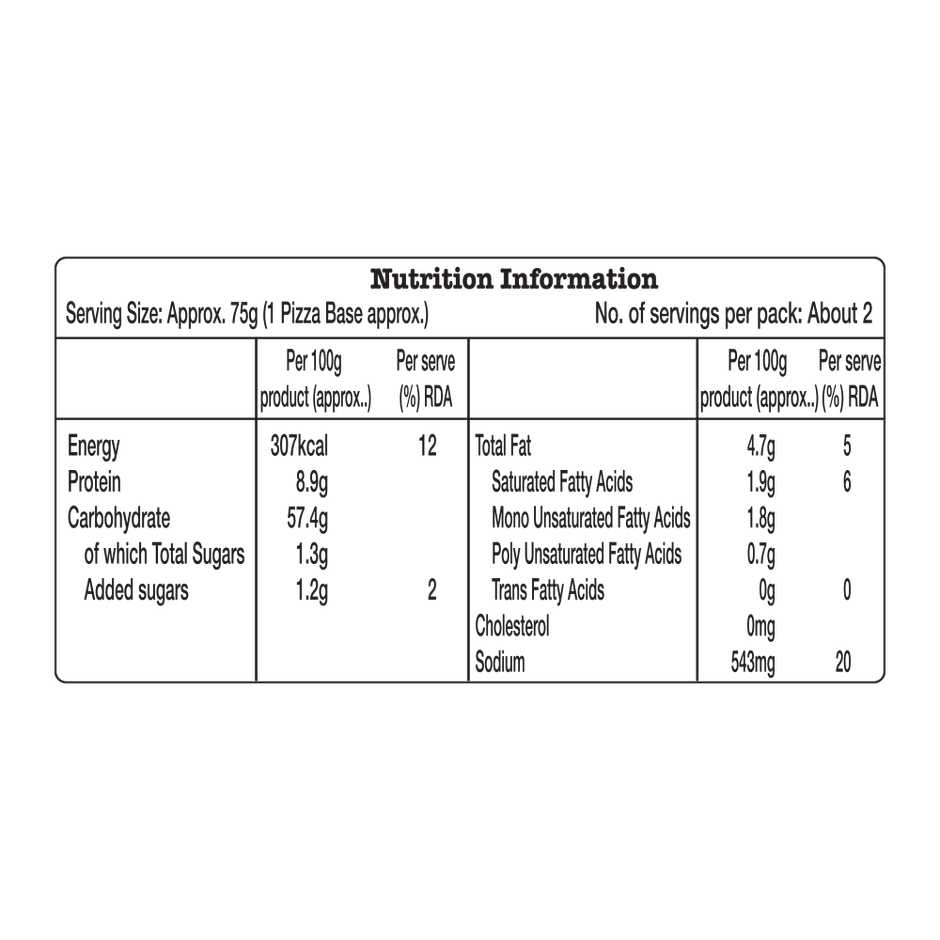 Britannia Thin Crust Pizza Bread Combo