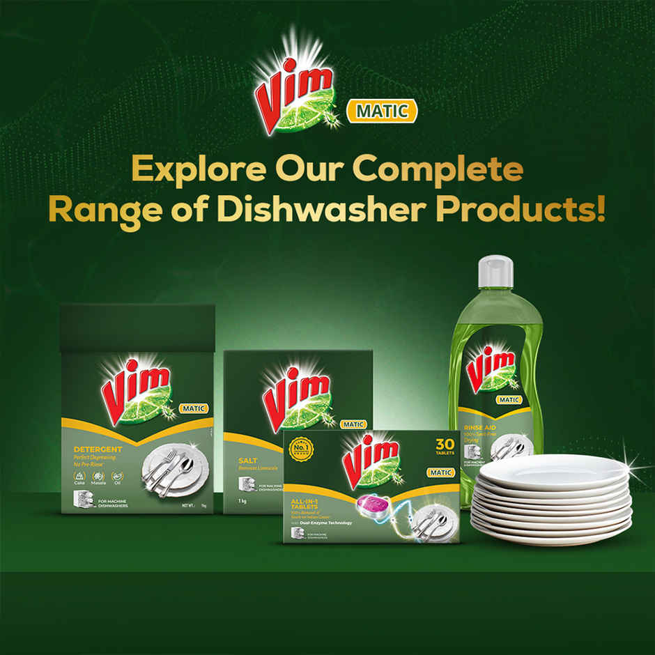 Vim Matic All-In-One Dishwasher Tablets