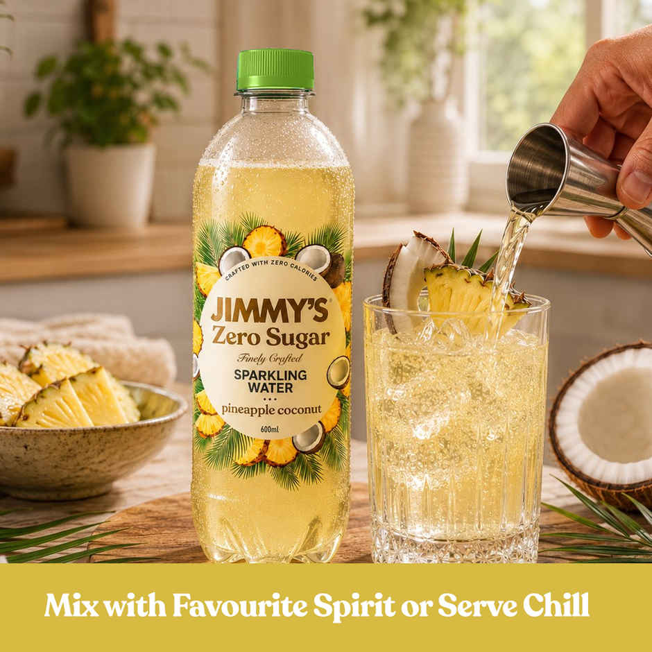 Jimmy's Zero Sugar Pineapple Coconut Sparkling Water