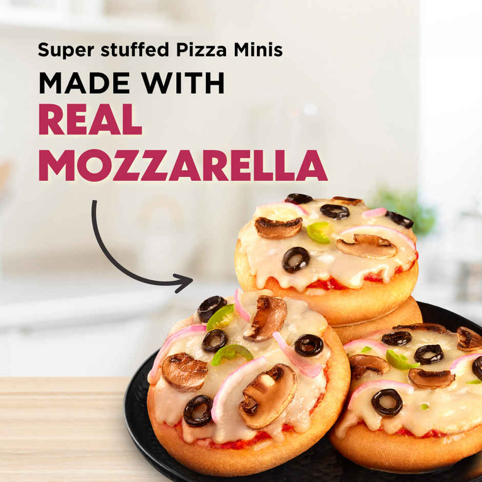 Prasuma Pizza Minis | Veg Supreme | No Preservatives Added