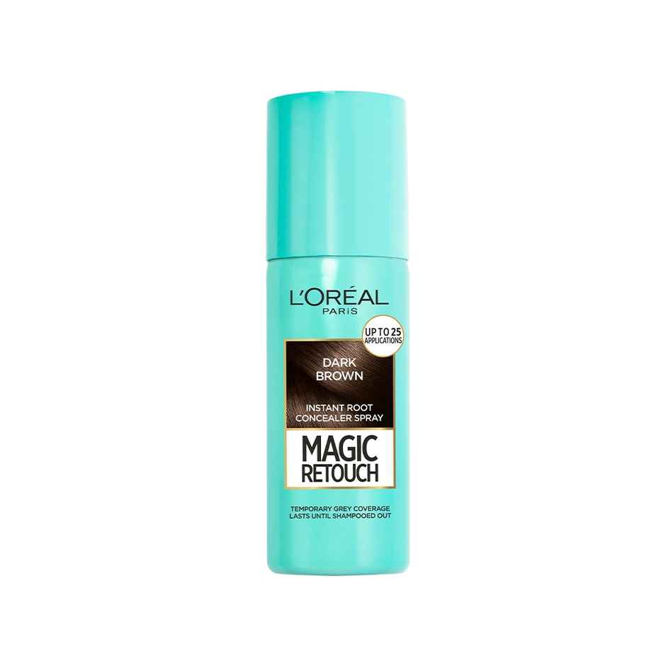 L'Oreal Paris Magic Retouch Root Touch Up Hair Colour Spray, 2 Dark Brown