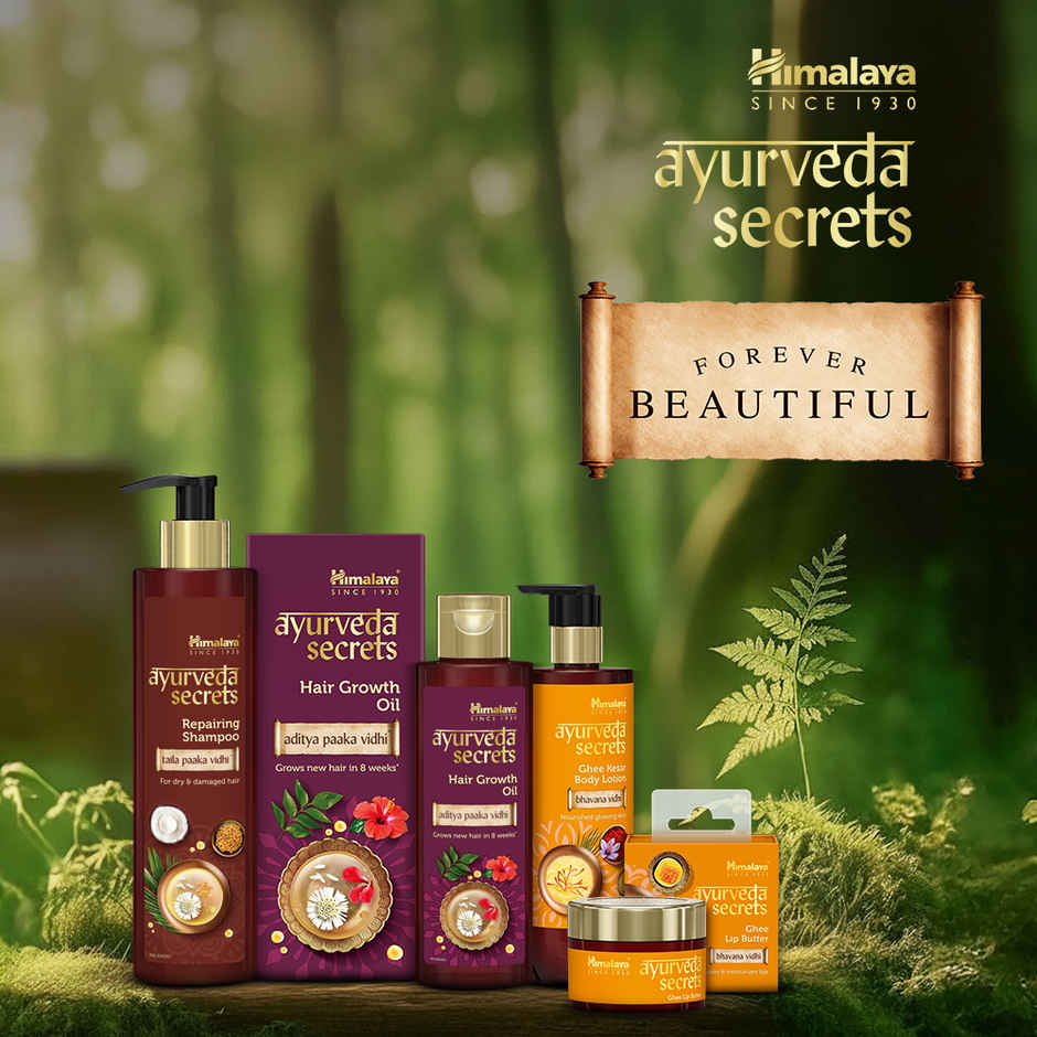 Himalaya Ayurveda Secrets Ghee Kesar Body Lotion | Nourished Glowing Skin