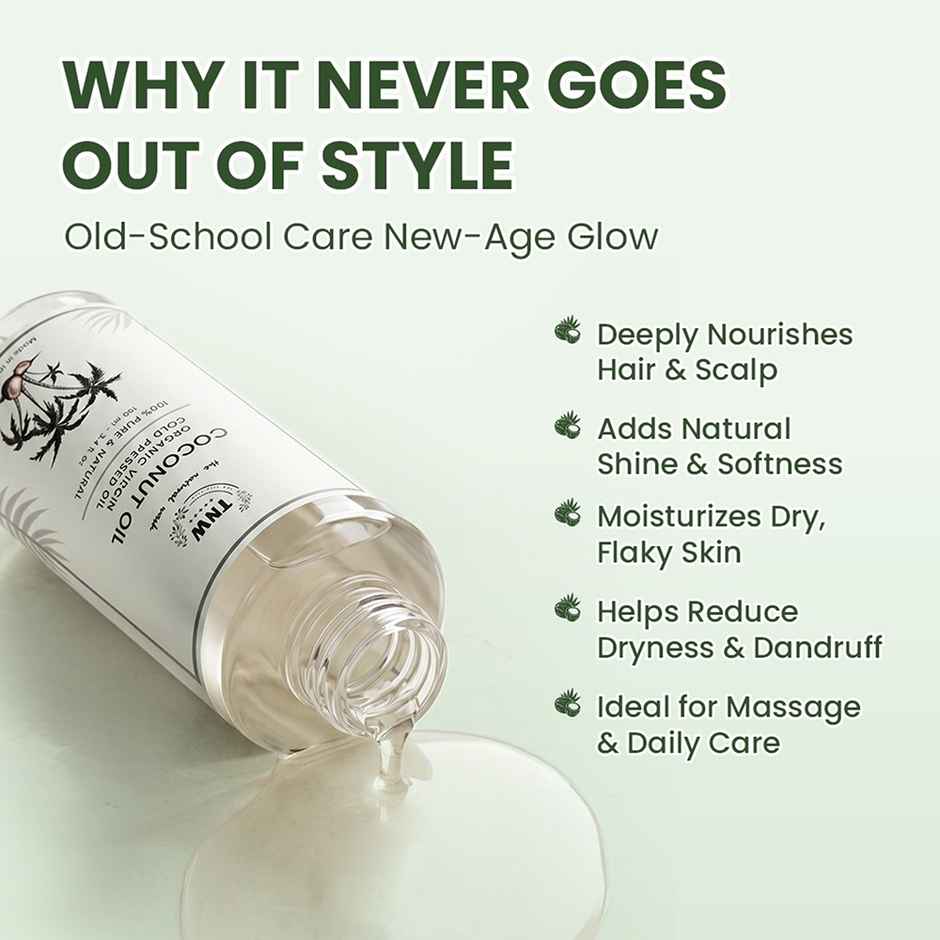 Tnw The Natural Wash Virgin Coconut Oil| Strong Hair And Soft Skin
