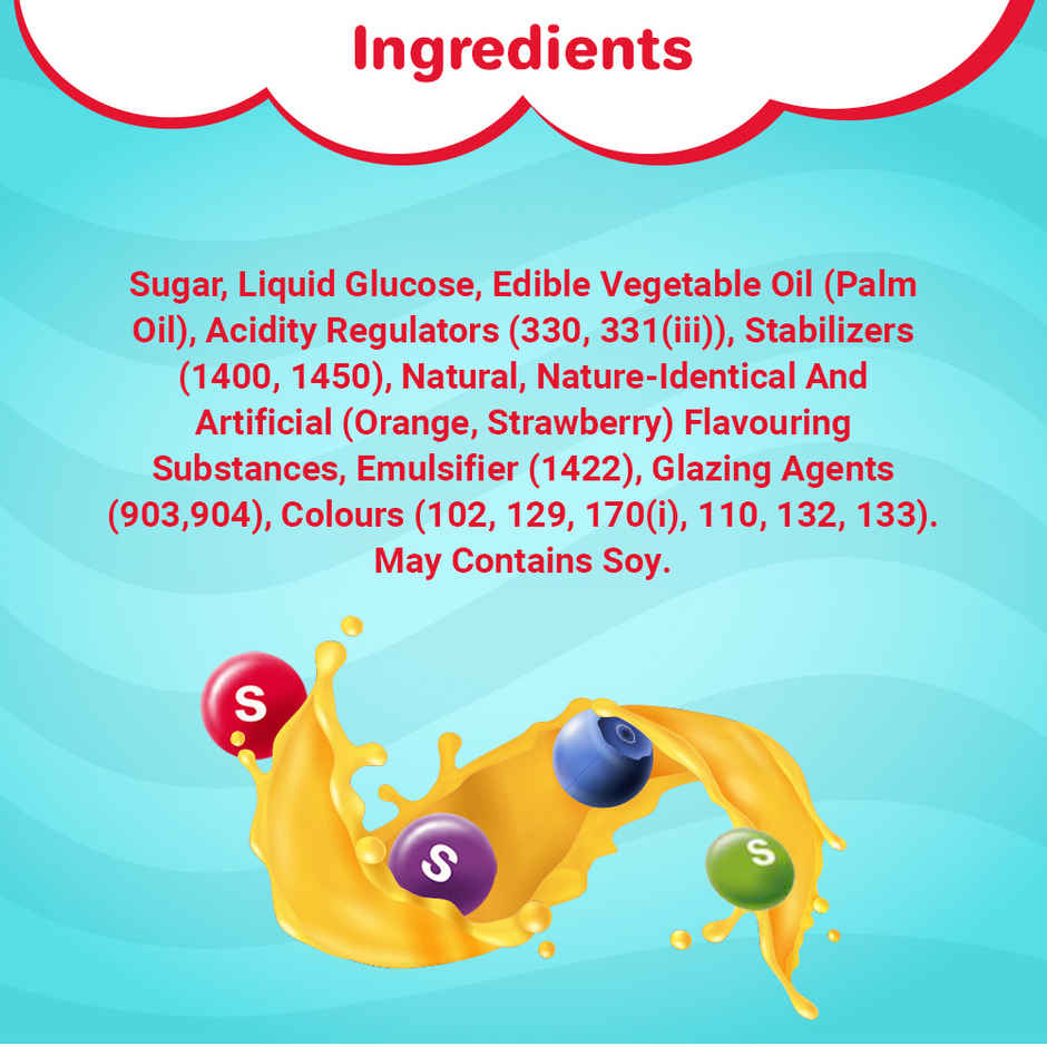 Skittles Original Bite-Size Fruit Candy Tube