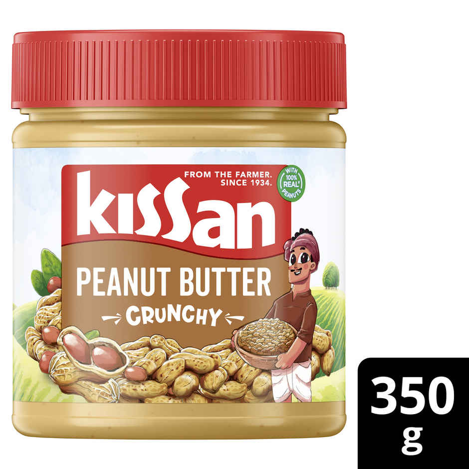 Kissan Crunchy Peanut Butter | Made With India's Best Quality Peanuts | High Protein