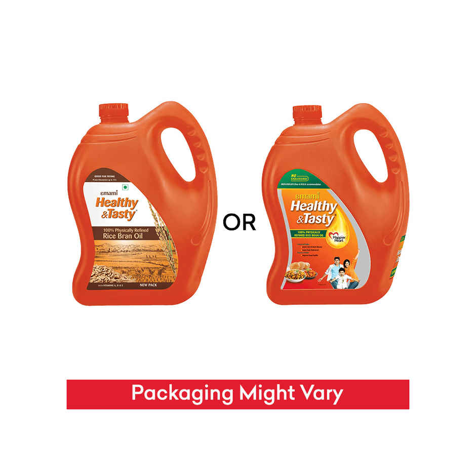 Emami Healthy and Tasty Ricebran Oil Jar