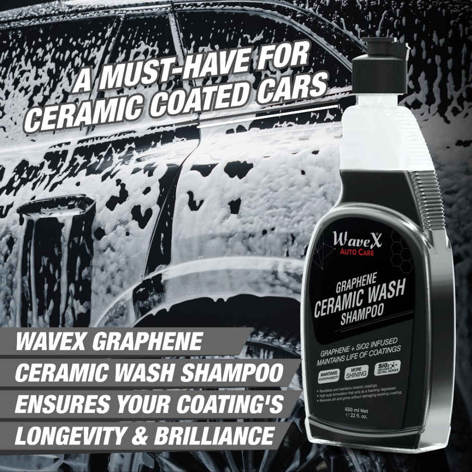 Wavex Graphene Ceramic Wash Shampoo for Ceramic Coated Vehicles