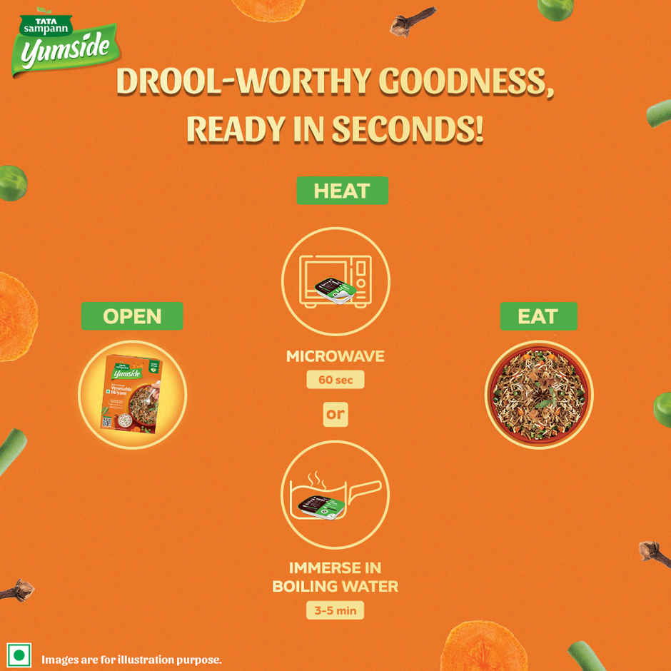 Tata Sampann Yumside Veg Biryani - Ready to Eat