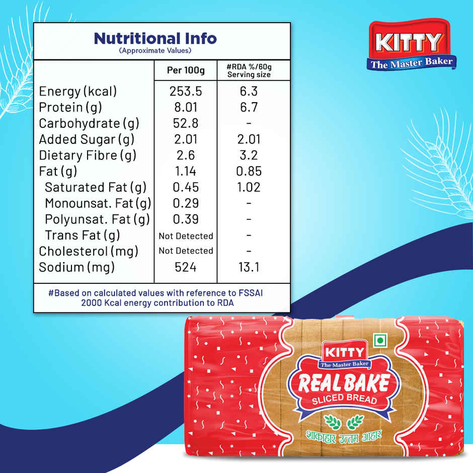 Kitty Real Bake Sliced Bread