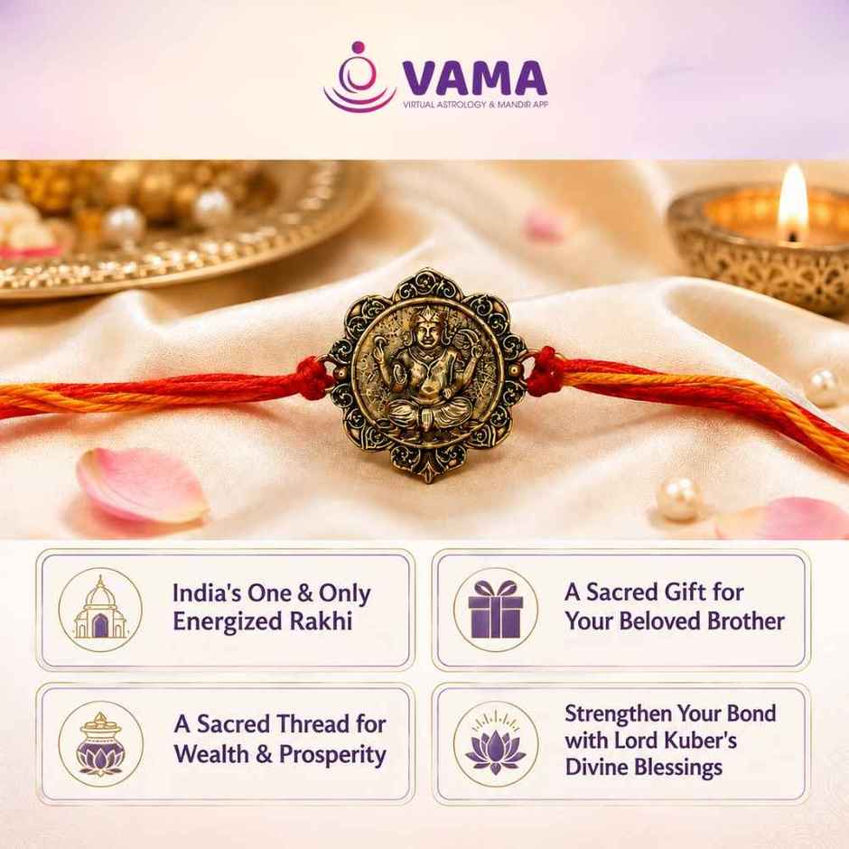 VAMA Siddh Kuber Rakhi | A Brother's Blessing for Endless Abundance