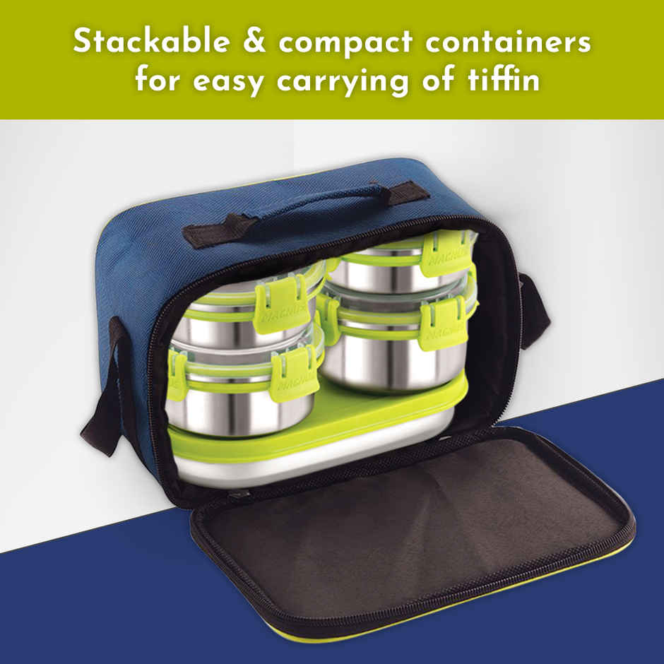 Magnus Hybrid 5 Prime Lunch Box with Leak-Proof Containers & Carry case