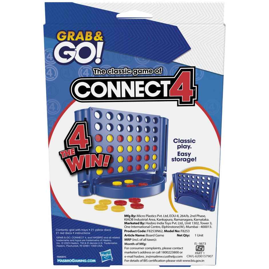 Hasbro Connect 4 - Travel friendly miniature version