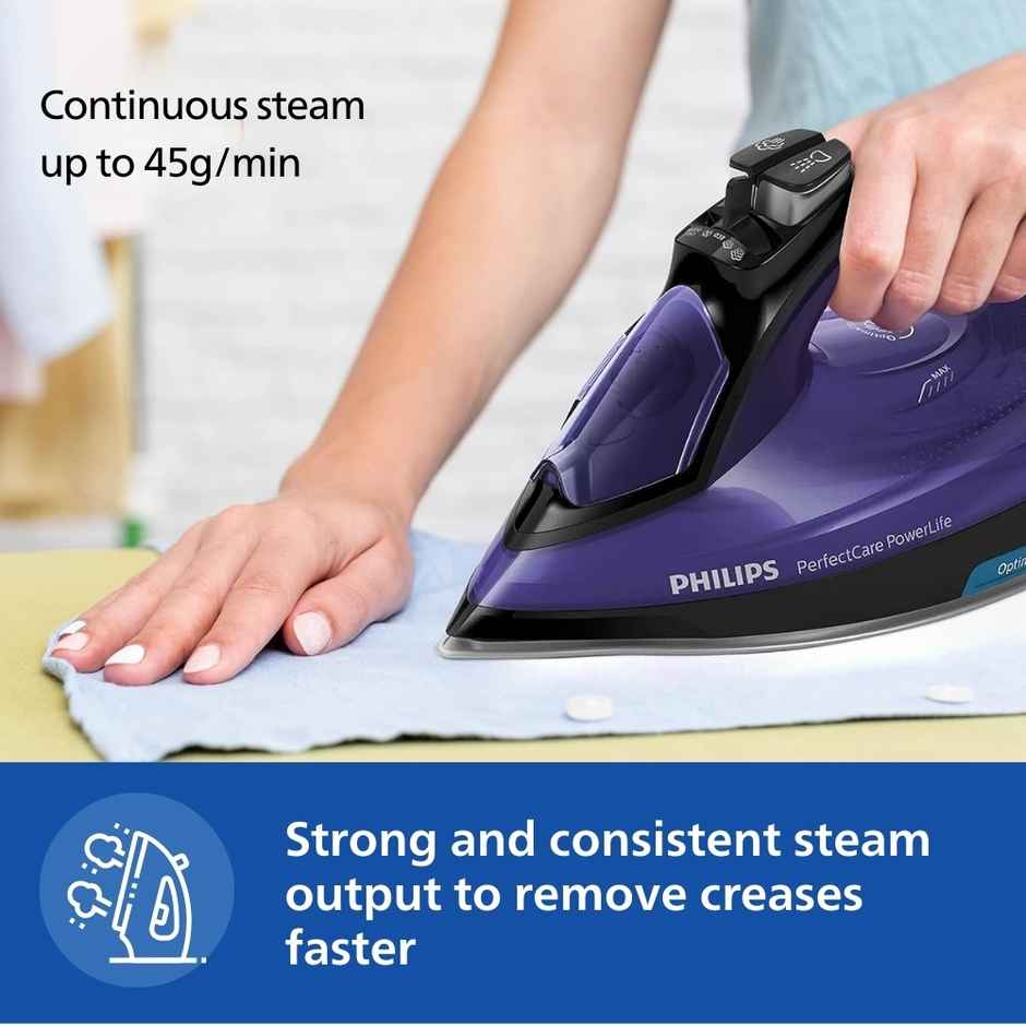 Philips Plastic Perfect Care Power Life Steam Iron Gc3925/34 | 2400 W