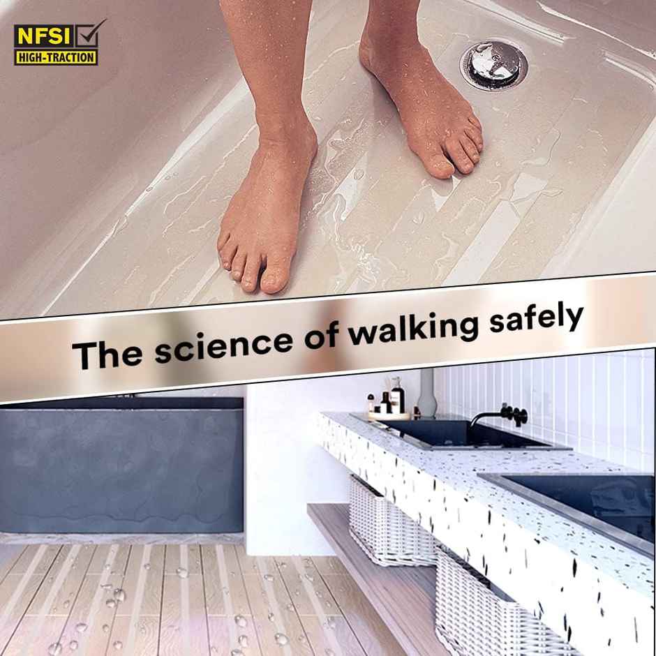 3M Anti Skid Tape with Primer 10ml, Skid Resistant (2.5cmx3.6m, Dry Areas)