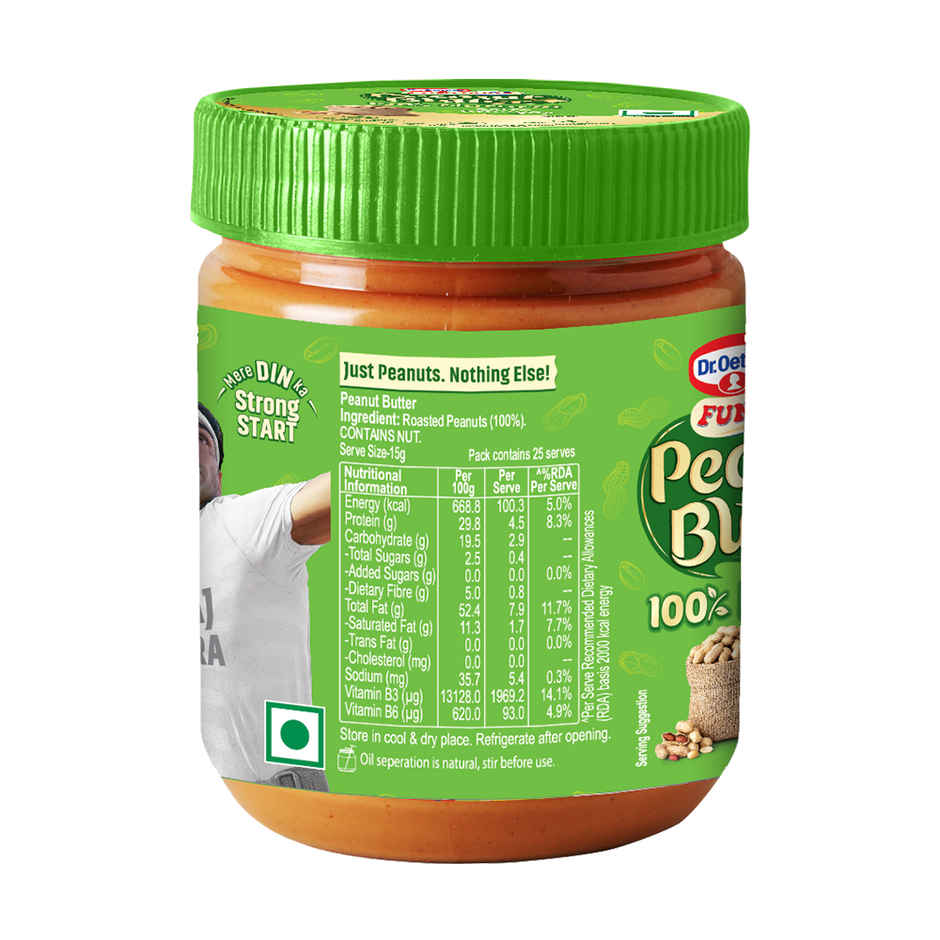 Dr. Oetker FunFoods Truly Natural Extra Crunchy Peanut Butter