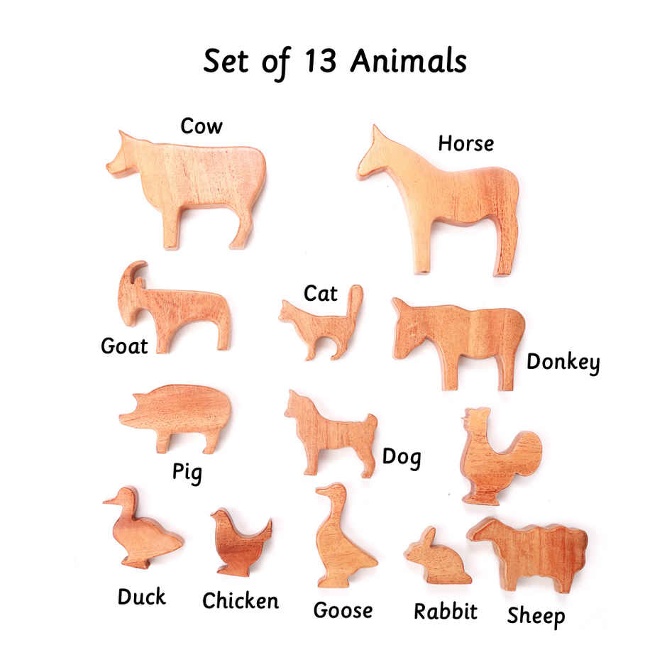 Ariro Toys Farm Animals (Set of 13)