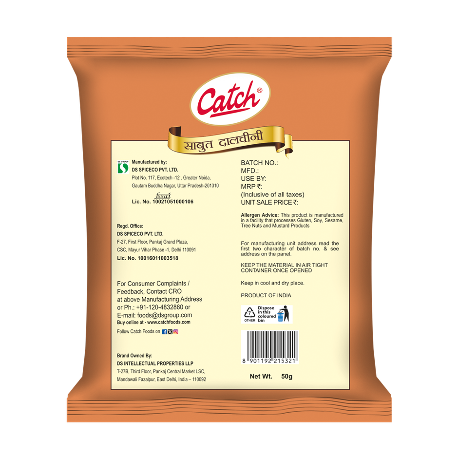 Catch Dalchini Whole - Preform Pouch