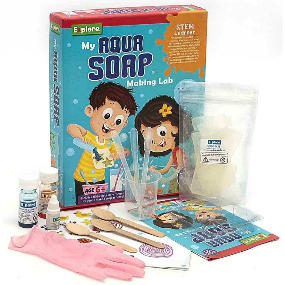 Hamleys Explore My Aqua Soap Making Lab Science Kits for Kids