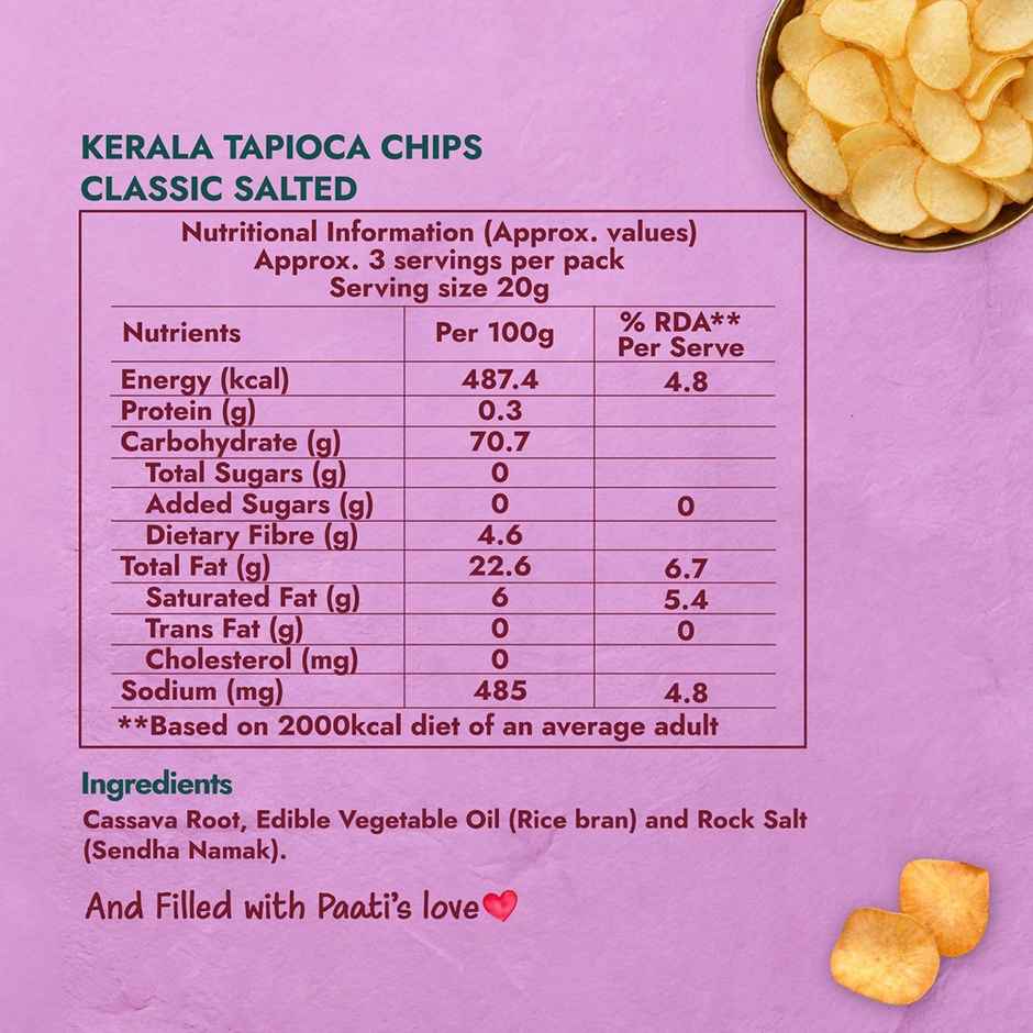 Sweet Karam Coffee Rock Salt Tapioca Chips - Fasting(Vrat) Special