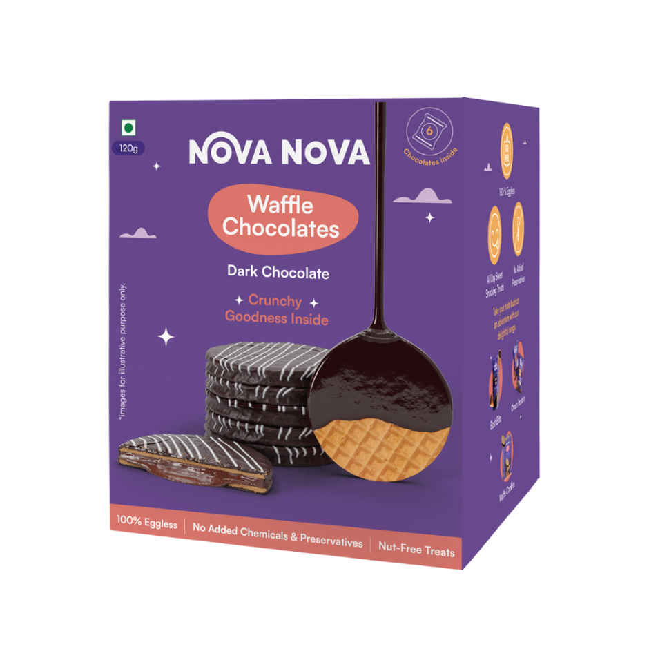 Nova Nova Waffle Chocolates- Dark Chocolate