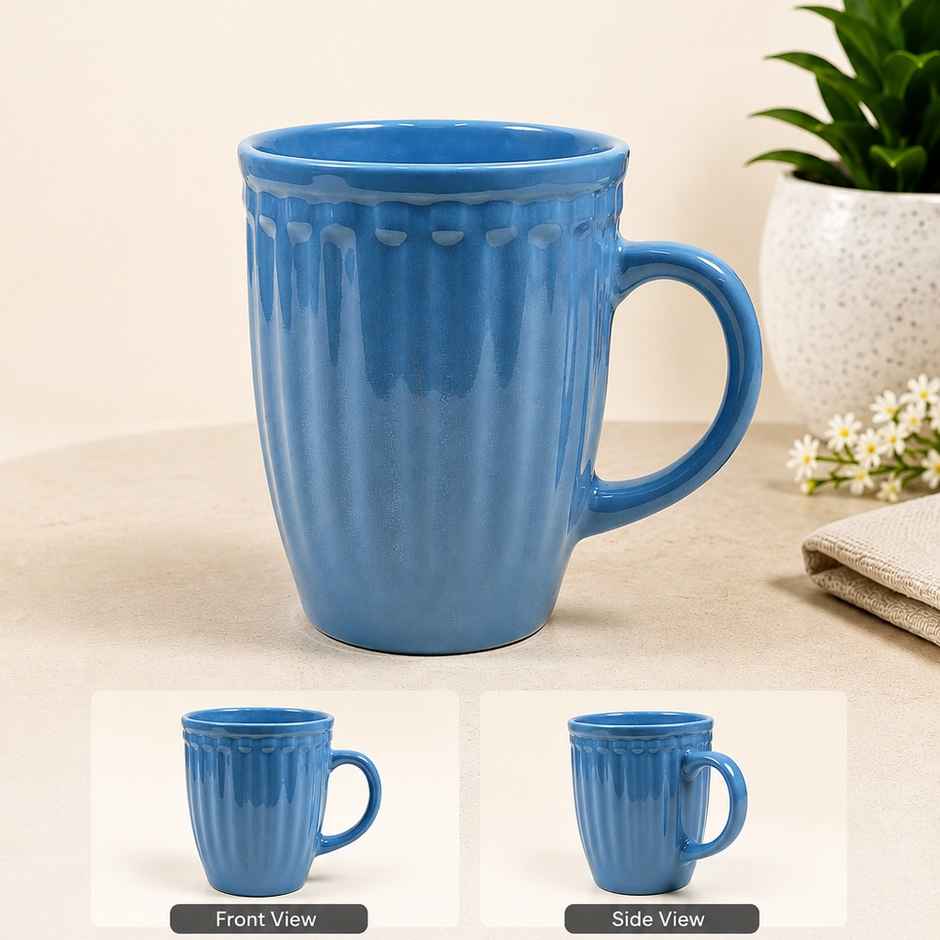 OGGN Ceramic Coffee,Tea,Milk & Mug - 280 ml | Blue