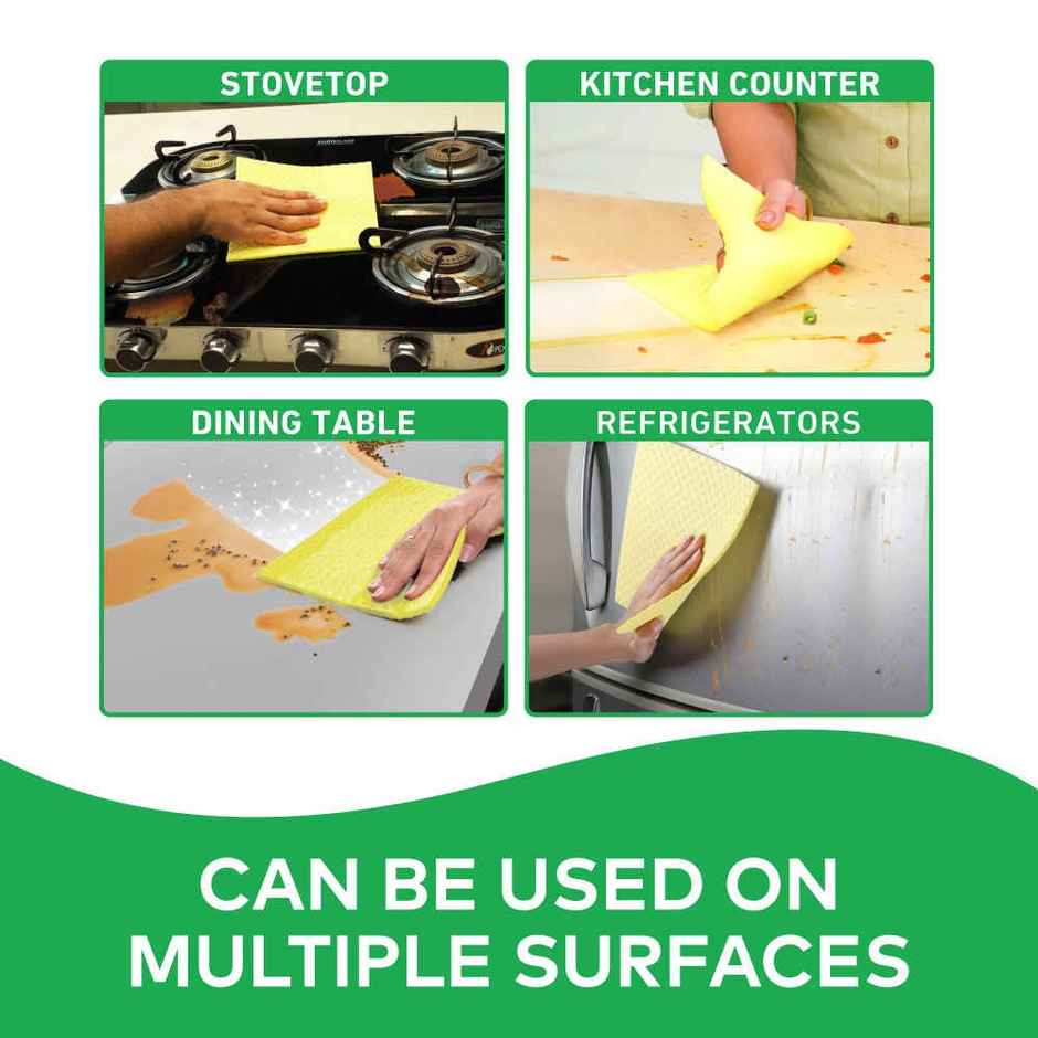 Scotch Brite Sponge Wipe for Kitchen | Pack of 5