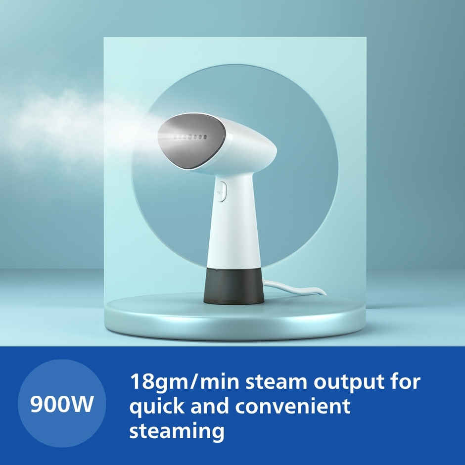 Philips Handheld Garment Steamer Sth1010/10 - Compact, Convenient Vertical Steaming, 900 Watt