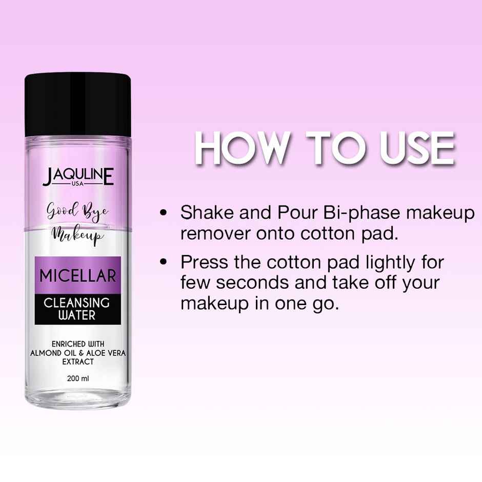 Jaquline USA Goodbye Makeup Micellar Cleansing Water