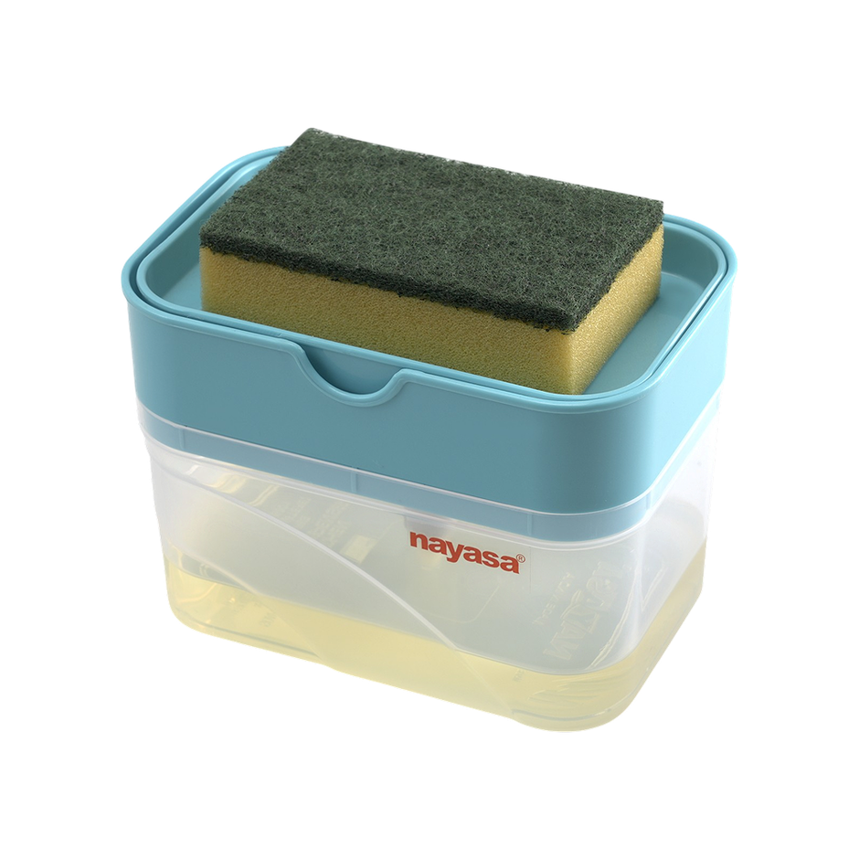 Nayasa Kitchen Soap Dispenser with Sponge Holder