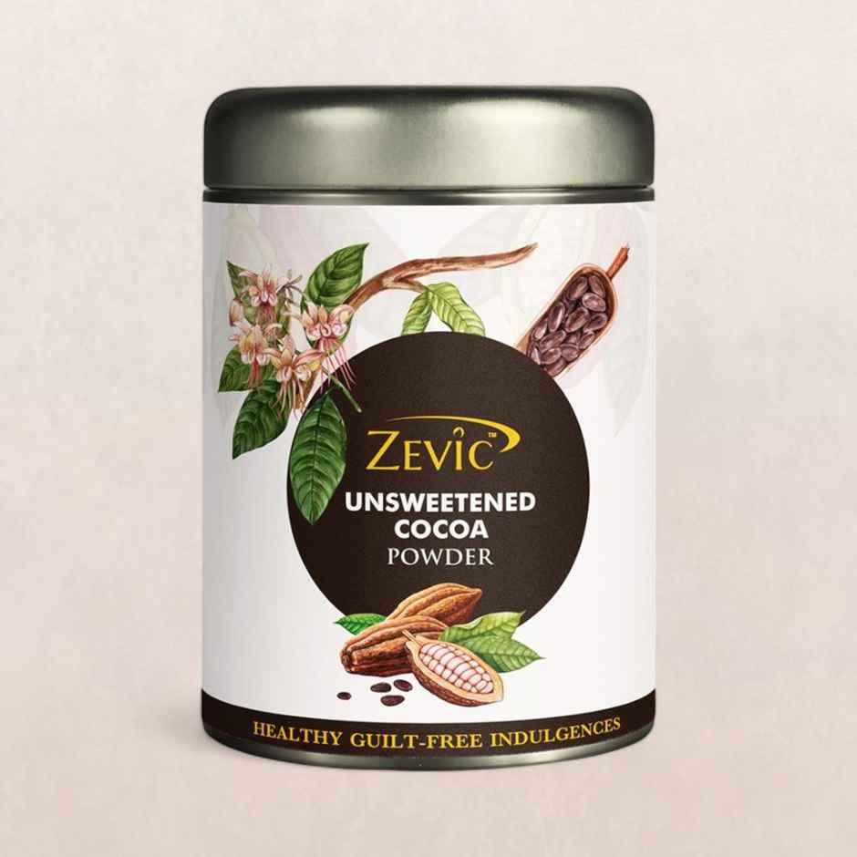 Zevic Unsweetened Cocoa Powder Sugar Free