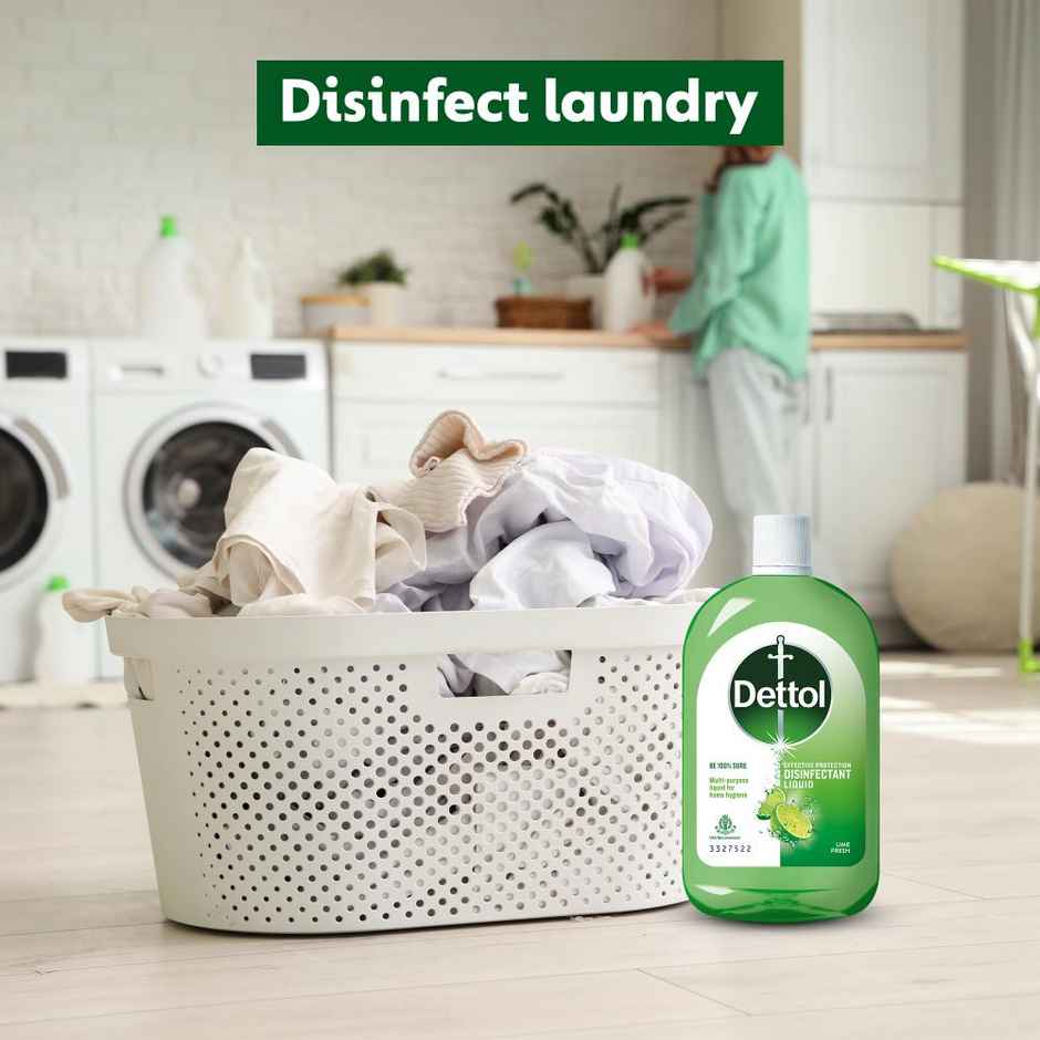 Dettol Liquid Disinfectant for Floor Cleaner, Surface Disinfection (Lime Fresh)