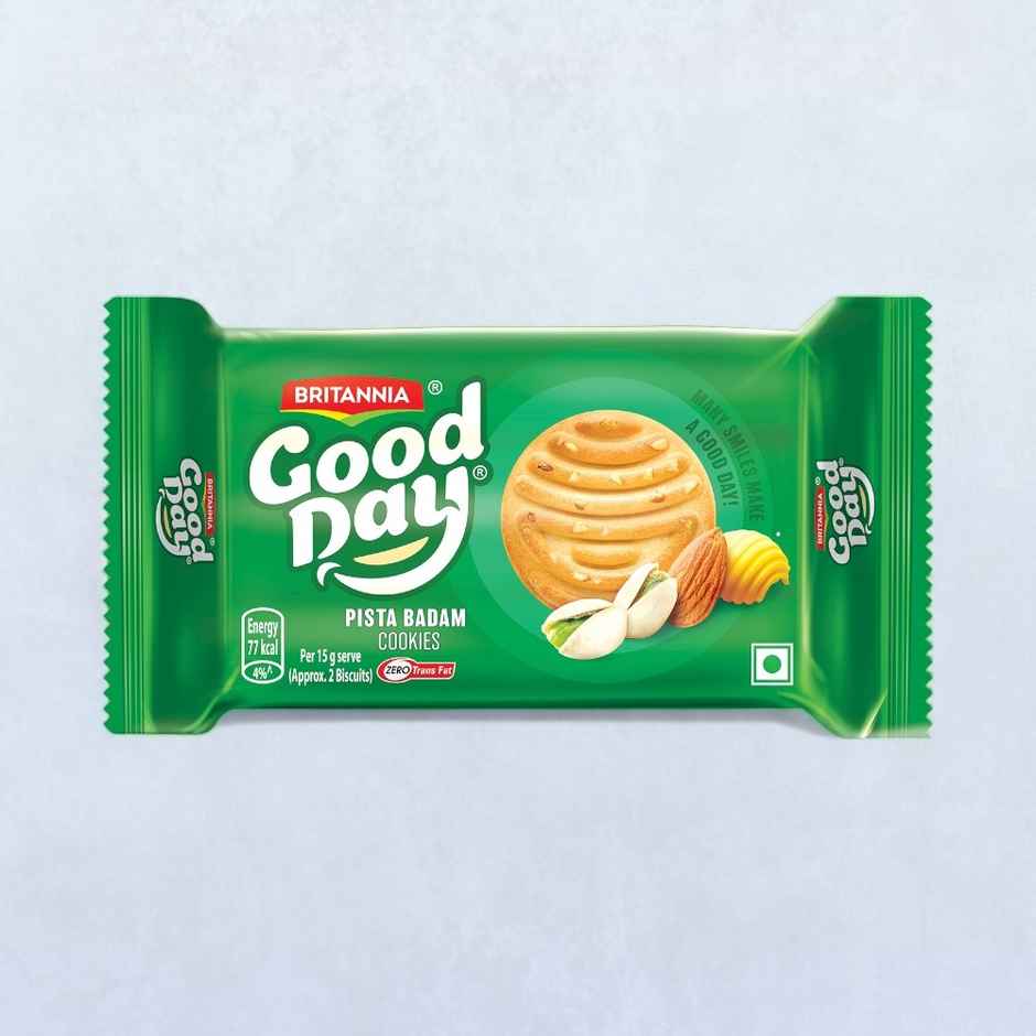 Britannia Good Day Pista Badam Cookies | Trans Fat-free