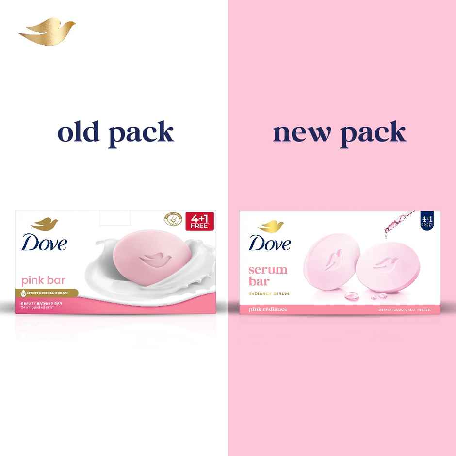 Dove Pink Beauty Bar - Soft, Smooth, Glowing Skin