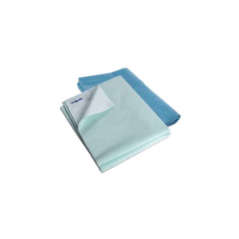 Daffy Waterproof Dry Sheets - Medium (70cm x 1m) (Aqua Blue and Sea Green) (Set of 2)