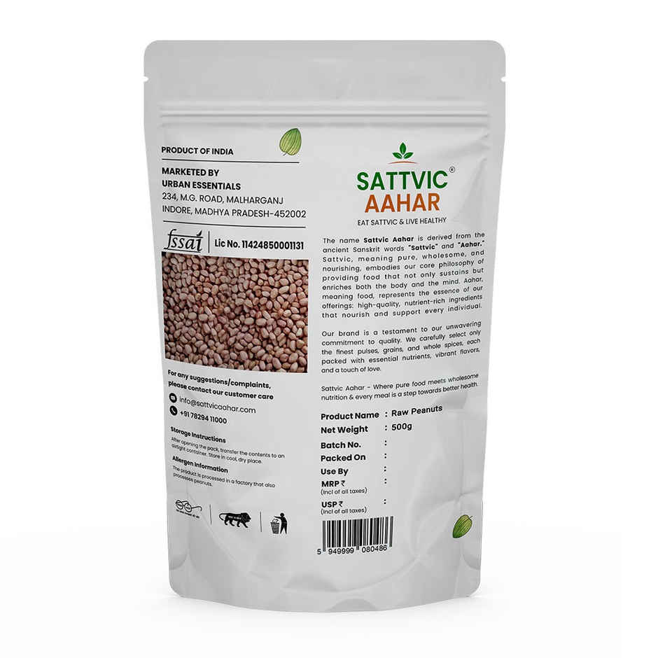 Sattvic Aahar Raw Peanuts