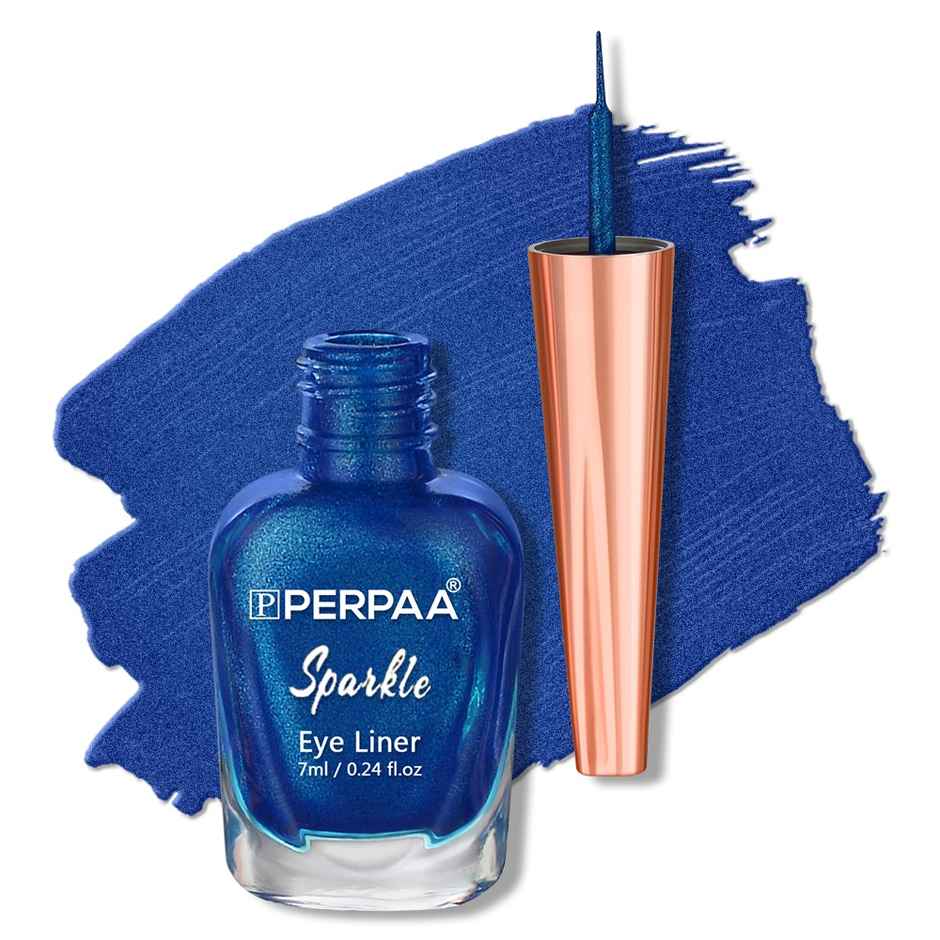 PERPAA Beauty Sparkle Liquid Eyeliner | Glitter Blue