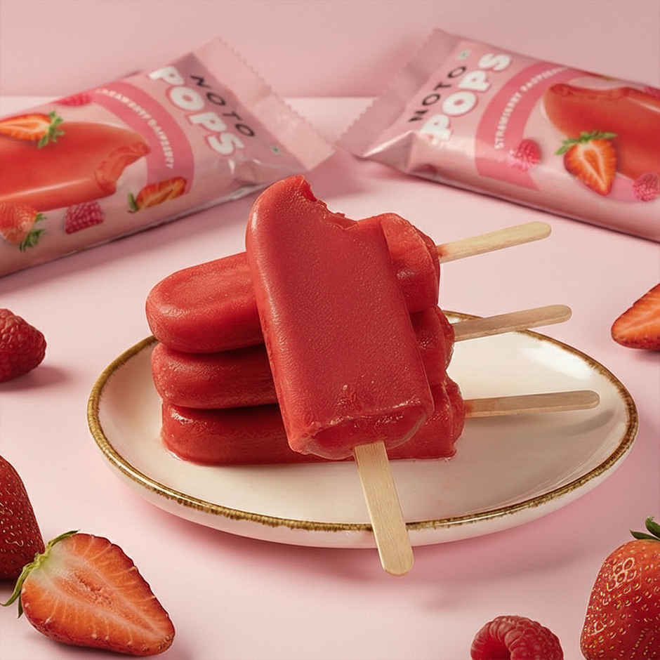 NOTO Strawberry Raspberry Sugar Free, Guilt Free Popsicle