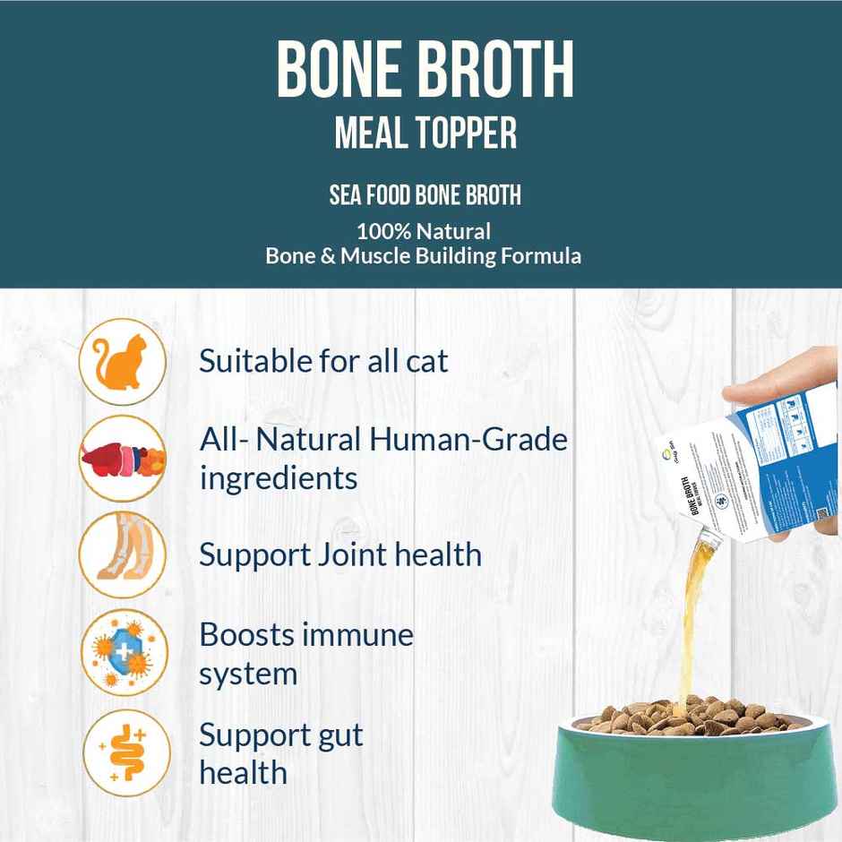 Goofy Fresh Sea Food Bone Broth For Cats And Kittens