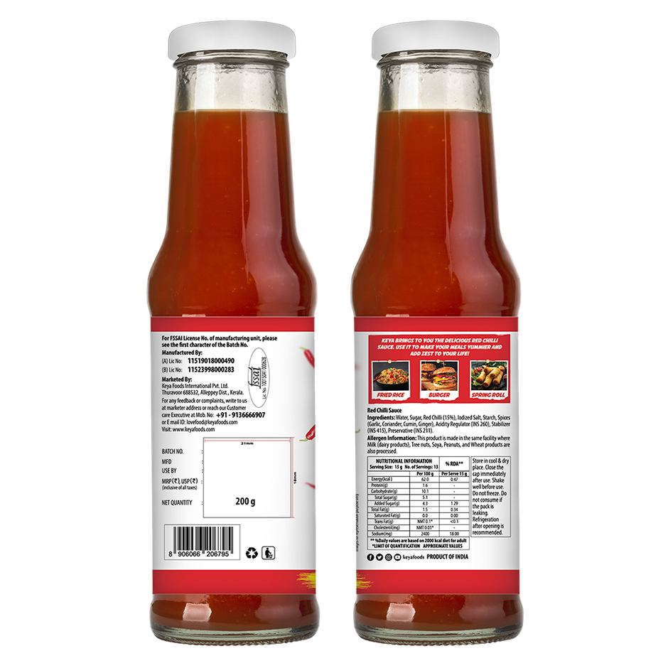 Keya Red Chilli Sauce